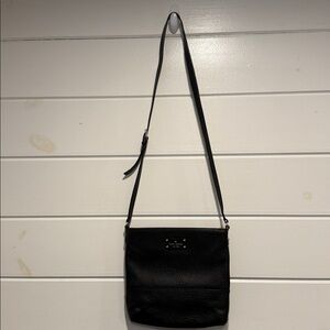 Kate Spade Black Pebbled Leather Shoulder Bag